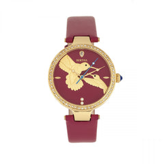 Bertha Nora Leather-Band Watch - Fuchsia  BTHBR8506