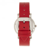 Bertha Vanessa Leather Band Watch - Red BTHBR8702