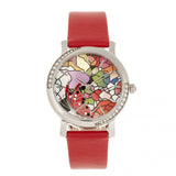 Bertha Vanessa Leather Band Watch - Red BTHBR8702