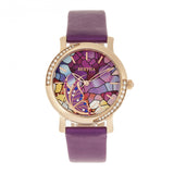 Bertha Vanessa Leather Band Watch - Purple BTHBR8706