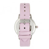 Bertha Grace MOP Leather-Band Watch - Light Pink BTHBR9002
