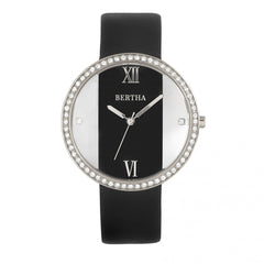 Bertha Ingrid Leather-Band Watch - Black BTHBR9101