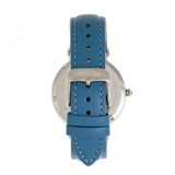 Bertha Allison Leather-Band Watch - Blue BTHBR9303