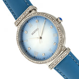 Bertha Allison Leather-Band Watch - Blue BTHBR9303