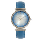 Bertha Allison Leather-Band Watch - Blue BTHBR9303