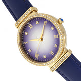 Bertha Allison Leather-Band Watch - Purple BTHBR9304