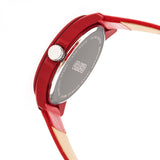 Crayo Jolt Leatherette Strap Watch - Red CRACR4902