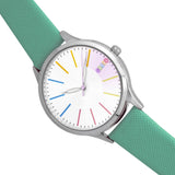 Crayo Gel Leatherette Strap Watch - Teal CRACR5102