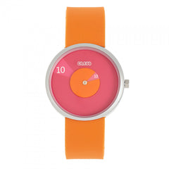 Crayo Pinwheel Silicone Strap Watch - Orange CRACR5202