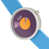 Crayo Pinwheel Silicone Strap Watch - Light Blue CRACR5203