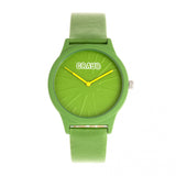 Crayo Splat Leatherette Strap Watch - Green CRACR5305