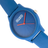 Crayo Splat Leatherette Strap Watch - Blue CRACR5306