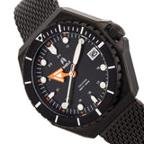 Shield Marius Bracelet Men's Diver Watch w/Date - Black SLDSH103-6