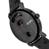 Simplify The 7000 Genuine Leather Watch - Black SIM7004