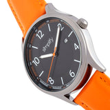 Simplify The 6900 Leather-Band Watch w/ Date - Orange SIM6906