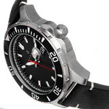 Nautis Dive Pro 200 Leather-Band Watch w/Date - Black - GL1909-A GL1909-A