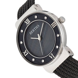 Bertha Dawn Mother-of-Pearl Cable Bracelet Watch - Black BTHBR9702