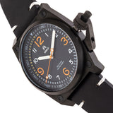Shield Pascal Leather-Band Men's Diver Watch - Black - SLDSH102-6 SLDSH102-6