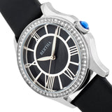 Bertha Donna Mother-Of-Pearl Leather-Band Watch - Black BTHBR9801
