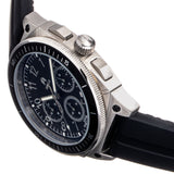 Shield Sonar Chronograph Strap Watch w/Date - Black/Silver - SLDSH113-1 SLDSH113-1