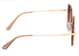 Bertha Emilia Polarized Sunglasses - Gold/Brown BRSBR037BN