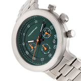 Morphic M78 Series Chronograph Bracelet Watch - Silver/Green MPH7803