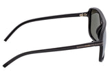 Simplify Reed Polarized Sunglasses - Black/Silver SSU121-SL
