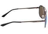 Breed Norma Polarized Sunglasses - Gunmetal/Blue BSG064BL