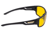 Breed Aquarius Polarized Sunglasses - Black/Yellow BSG060YL