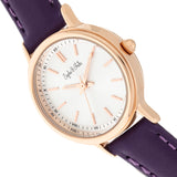 Sophie & Freda Berlin Leather-Band Watch - Purple SAFSF4805