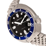 Heritor Automatic Matador Box Set with Interchangable Bands and Date Display - Blue/Silver HERHR9304