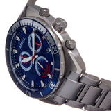 Axwell Minister Chronograph Bracelet Watch w/Date - Blue - AXWAW105-4 AXWAW105-4