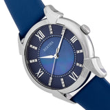 Bertha Ida Mother-of-Pearl Leather-Band Watch - Blue - BTHBS1202 BTHBS1202
