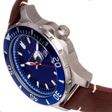 Nautis Dive Pro 200 Leather-Band Watch w/Date - Blue - GL1909-E GL1909-E