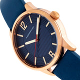 Morphic M77 Series Leather-Band Watch - Blue MPH7705