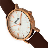 Sophie and Freda Budapest Leather-Band Watch - Brown SAFSF5004