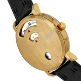 Simplify The 7000 Genuine Leather Watch - Gold/Black SIM7002