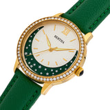 Bertha Dolly Leather-Band Watch - Green  BTHBS1004