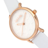 Sophie & Freda Breckenridge Leather-Band Watch - Rose Gold/White SAFSF4706