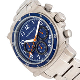 Morphic M83 Series Chronograph Bracelet Watch w/ Date - Silver/Blue MPH8302