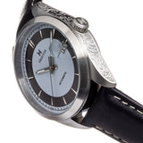 Heritor Automatic Ashton Leather-Band Watch w/Date - White/Black - HERHS1402 HERHS1402