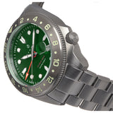 Nautis Global Dive Bracelet Watch w/Date - Forest Green - 18093G-D 18093G-D