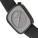 Simplify The 6800 Leather-Band Watch - Black/Charcoal SIM6804