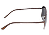Breed Hera Titanium Polarized Sunglasses - Brown//Black BSG054RB