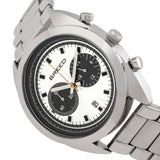 Breed Racer Chronograph Bracelet Watch w/Date - Silver/Black BRD8501
