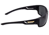 Breed Aquarius Polarized Sunglasses - Black/Black BSG060BK