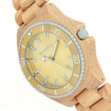 Earth Wood Centurion Bracelet Watch - Khaki/Tan  - ETHEW6001 ETHEW6001