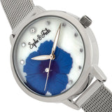 Sophie and Freda Raleigh Mother-Of-Pearl Bracelet Watch w/Swarovski Crystals - Blue SAFSF5702