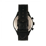 Elevon Lindbergh Leather-Band Watch w/Day/Date -Black ELE102-4