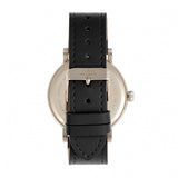 Elevon Felix Leather-Band Watch - Silver/Black ELE109-2